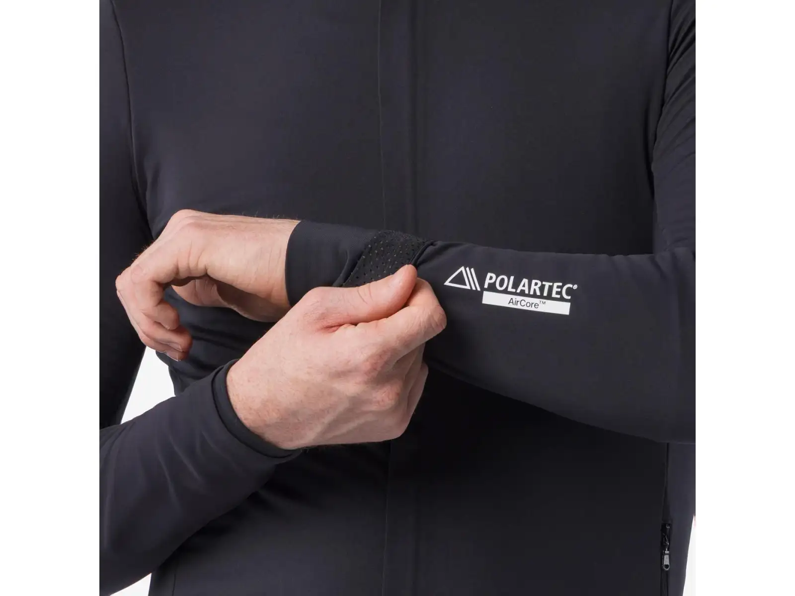 Castelli Alpha 150 Jacket pánska bunda Light Black/Black