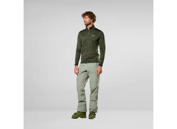 Salewa Sella Crevasse pánska mikina Dark Olive
