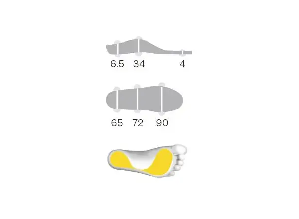 Sidas 3Feet Eco Warm High vložky do topánok