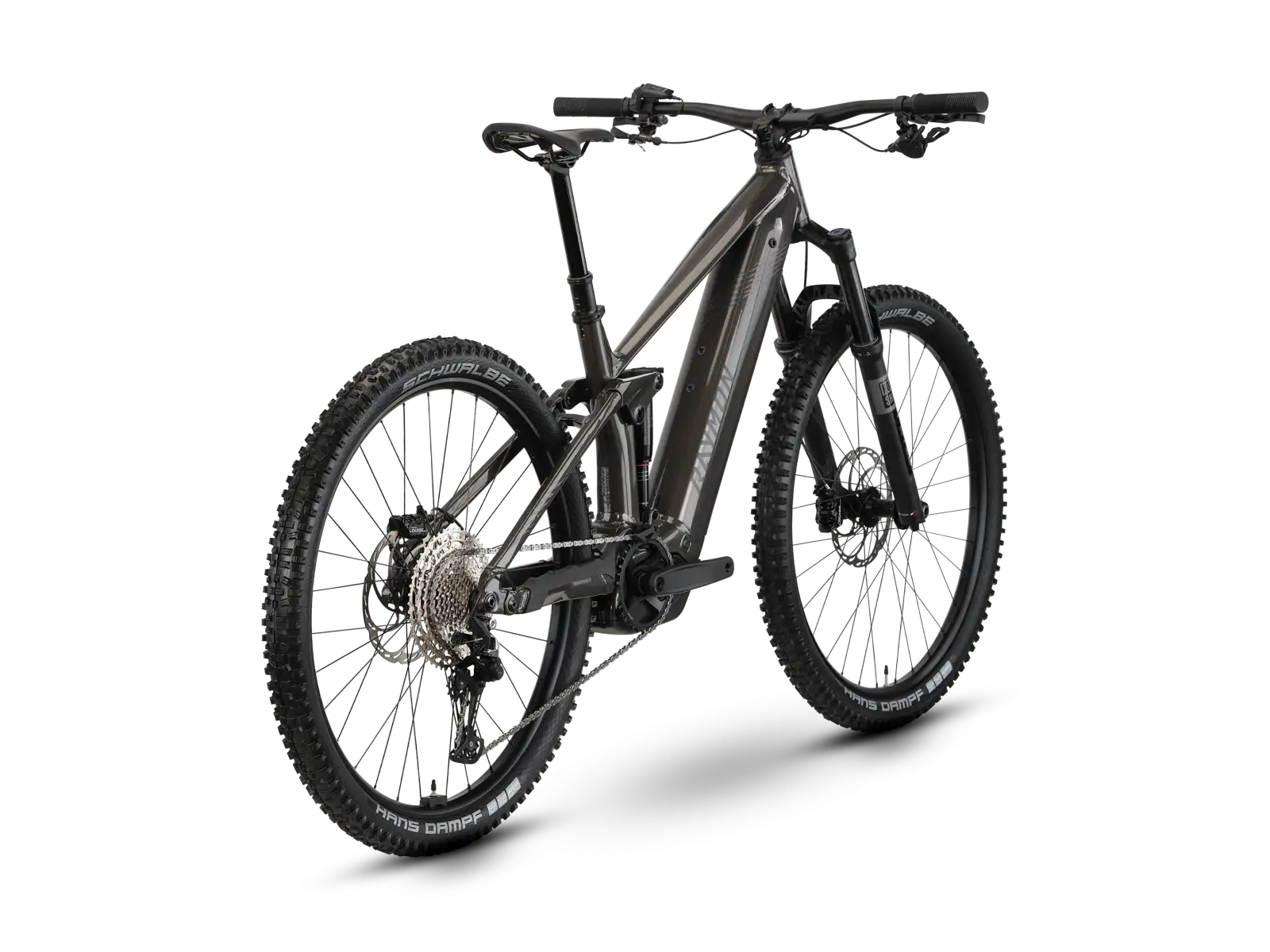 Raymon Korak Pro pipegrey/black celoodpružený elektrobicykel