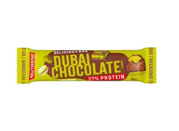 Nutrend Delicious Bar tyčinka 50 g dubajská čokoláda