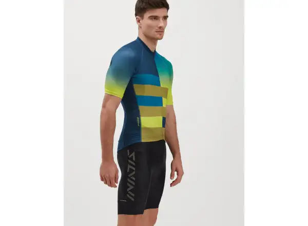 Silvini Mazzano pánsky dres s krátkym rukávom navy/lime