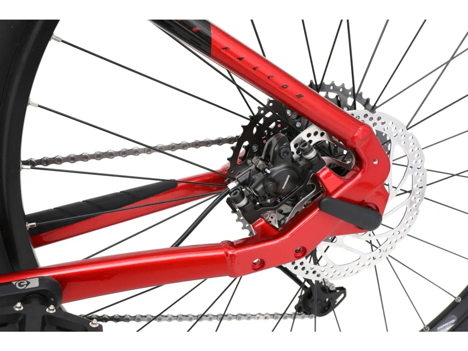 Apache Falcon 2 Bosch CX 800 Wh horský elektrobicykel červená