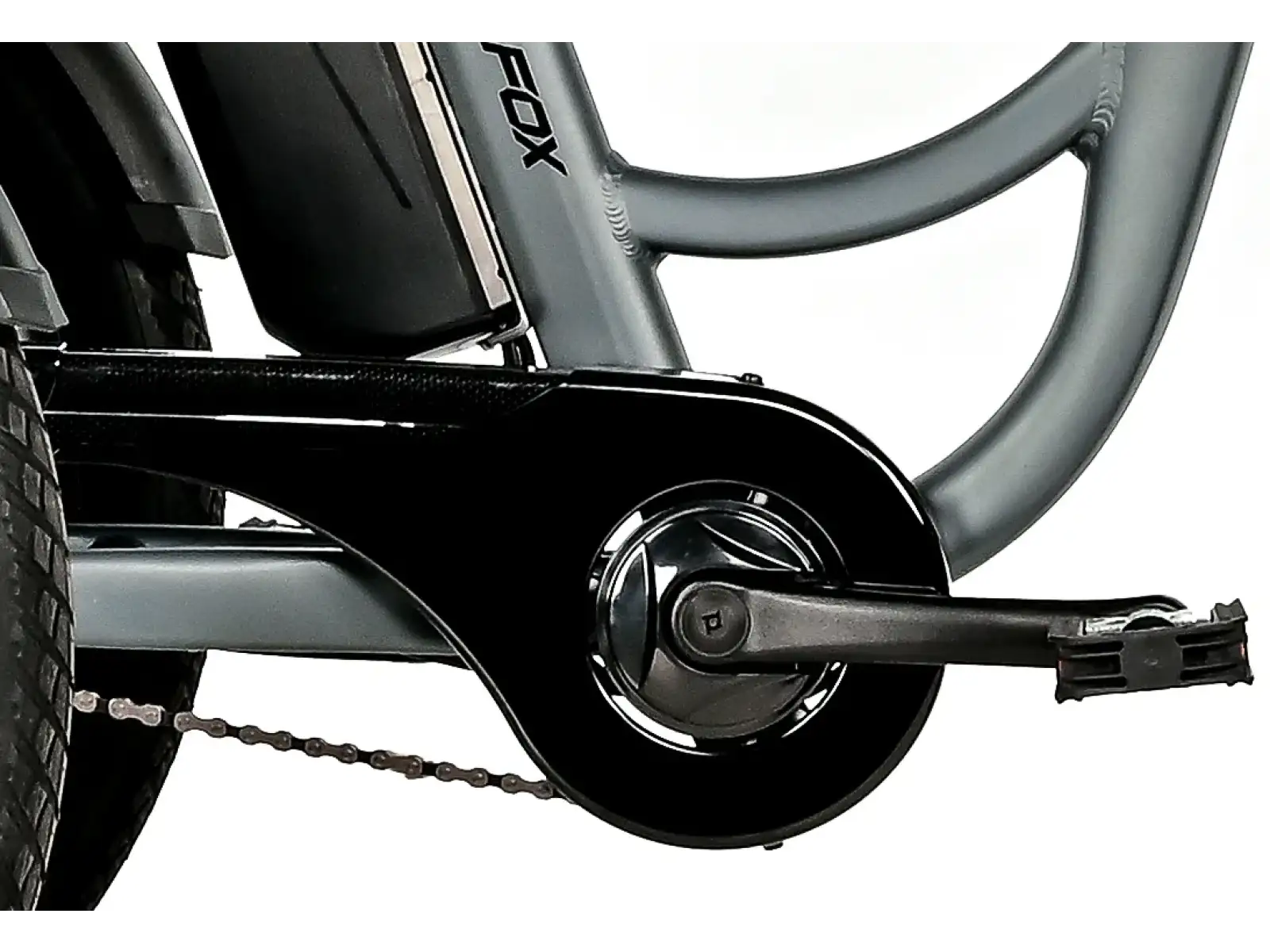 Leader Fox Curtis elektrobicykel trojkolka strieborná