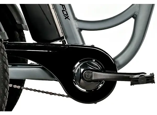 Leader Fox Curtis elektrobicykel trojkolka strieborná