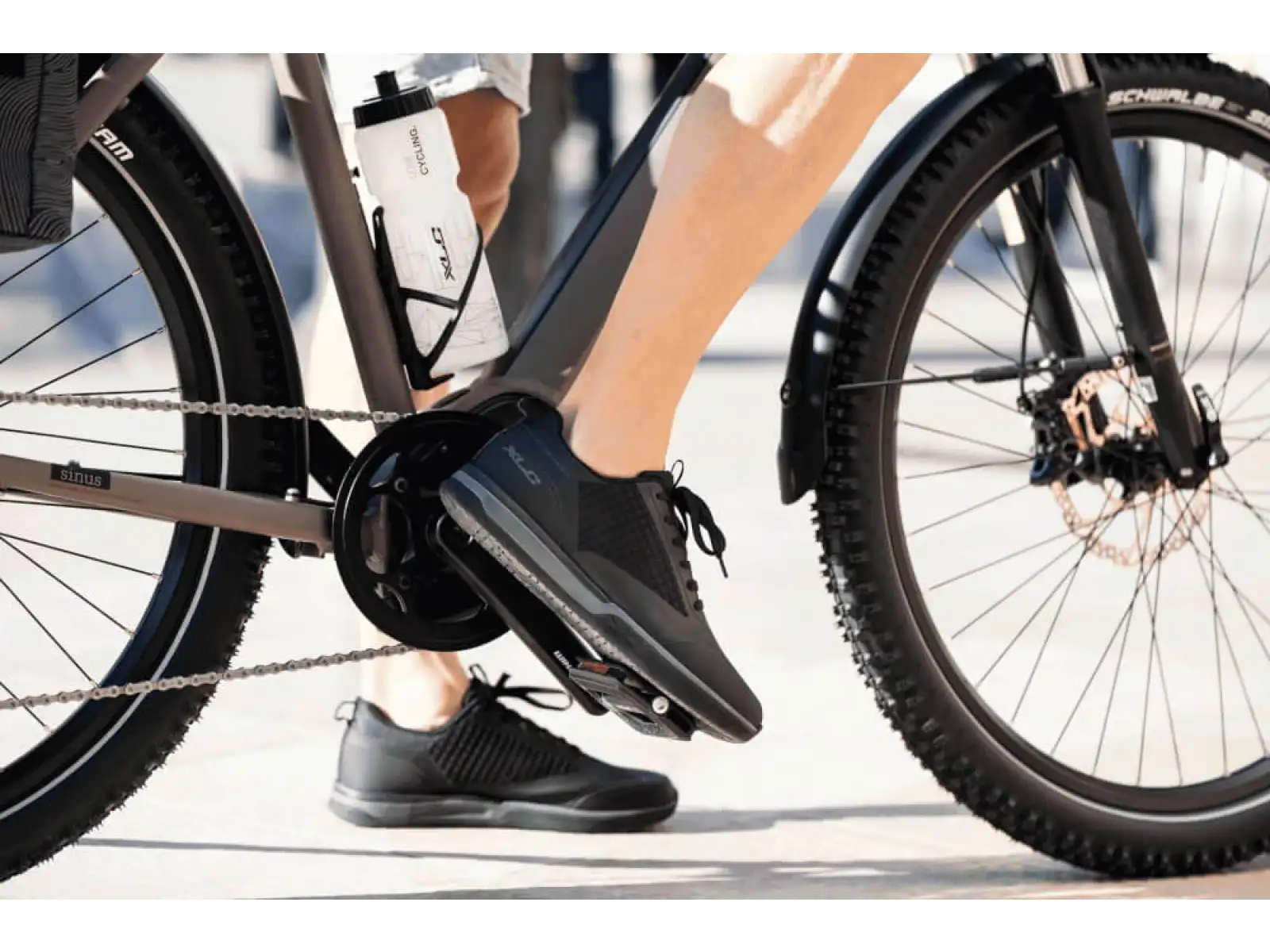 XLC CB-E01 E-MTB pánske topánky čierna/modrá