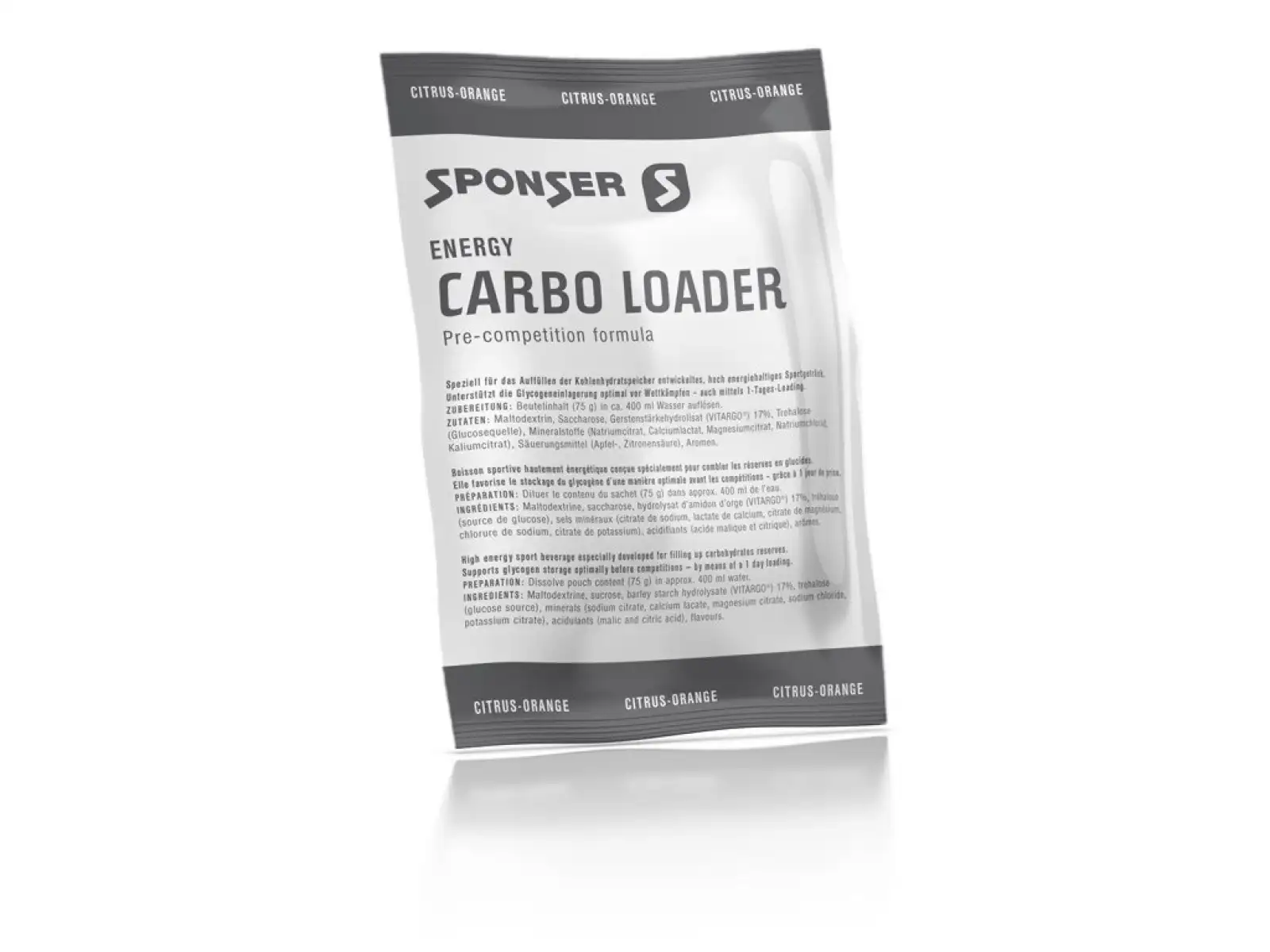 Sponser Carbo Loader 75 g Doplnenie zásob glykogénu Citrus/Orange