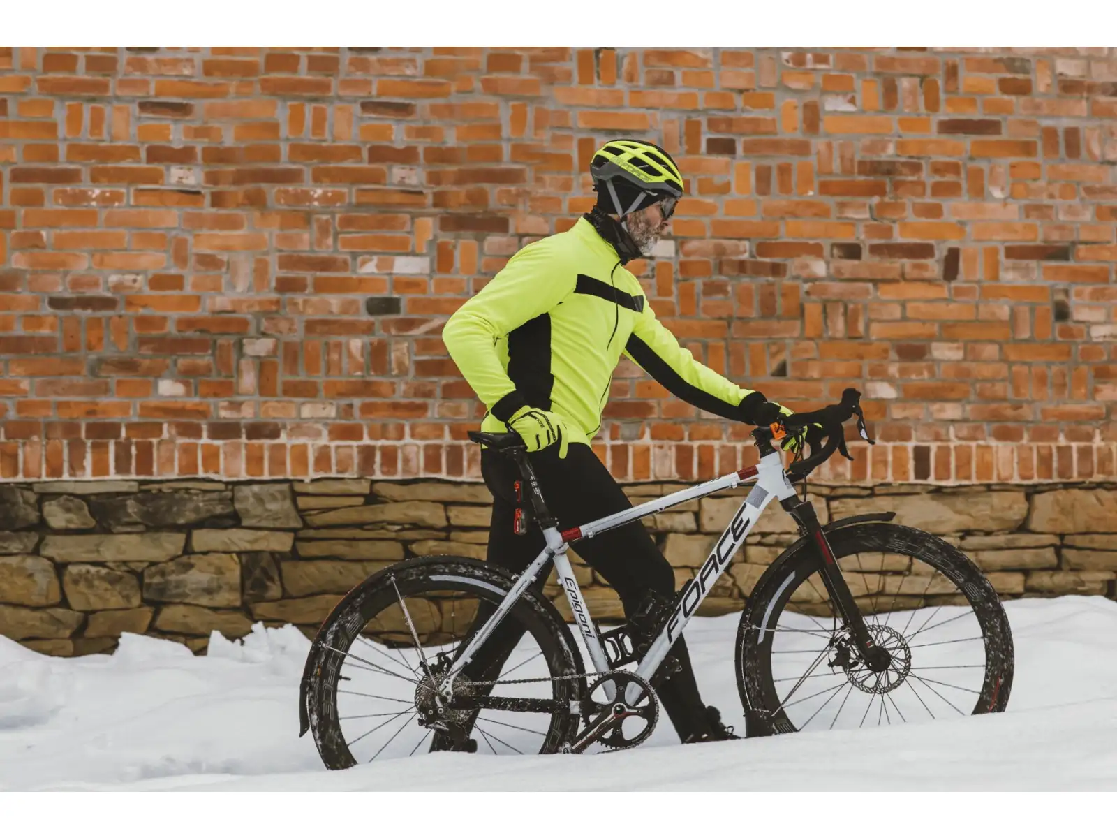Softshellová bunda Force Frost fluo/black