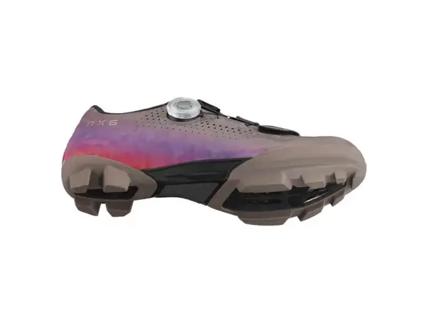 Shimano SH-RX600 dámske gravel tretry sivá/lila