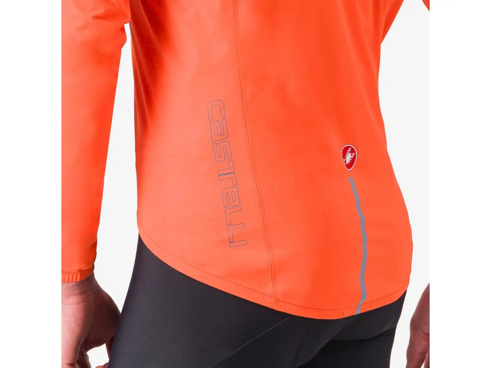 Castelli Emergency 3 Rain Jacket pánska bunda Brilliant Orange