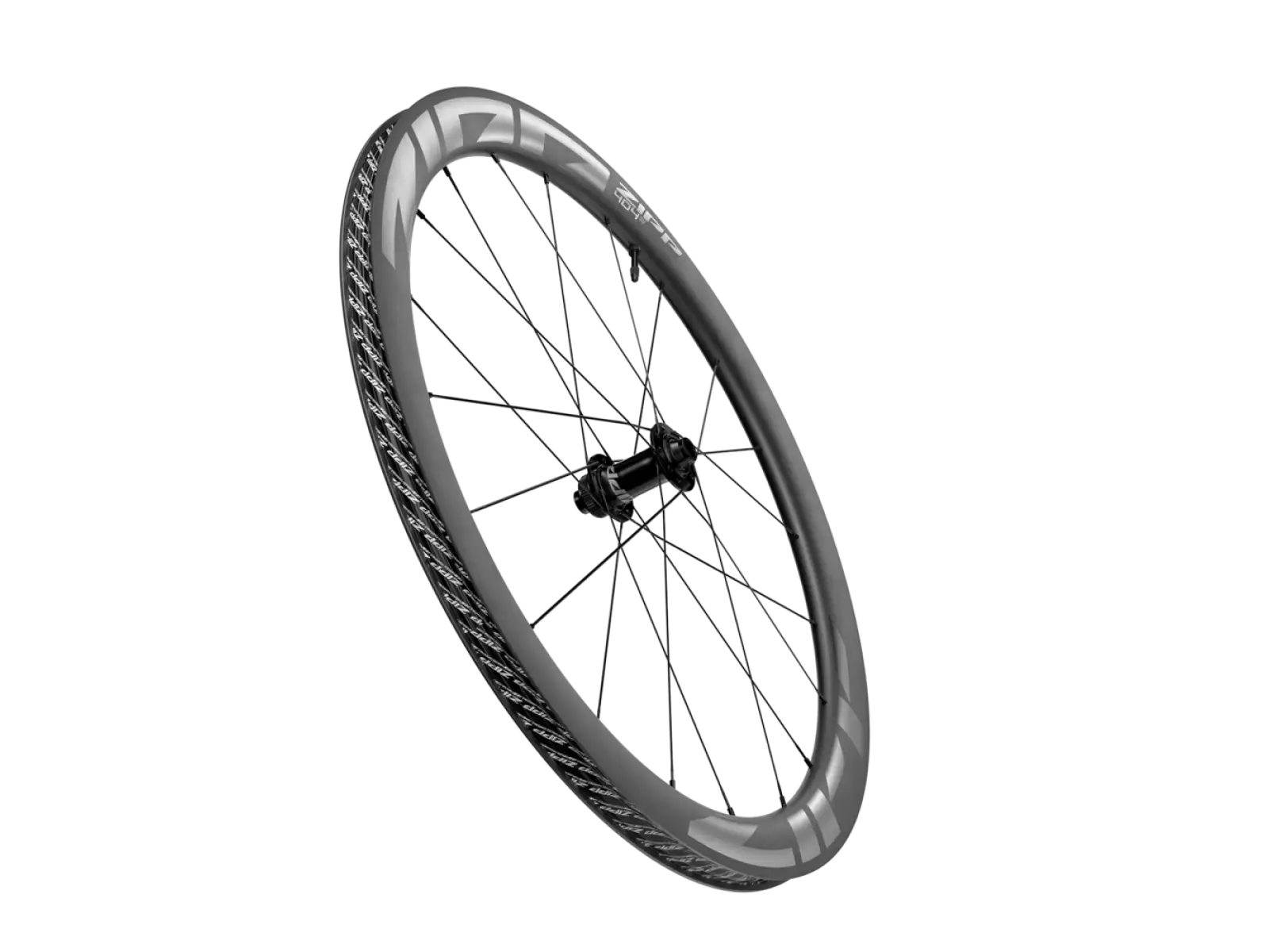 Zipp 404 S Carbon Tubeless CenterLock A1 predné zapletené koleso dark grey
