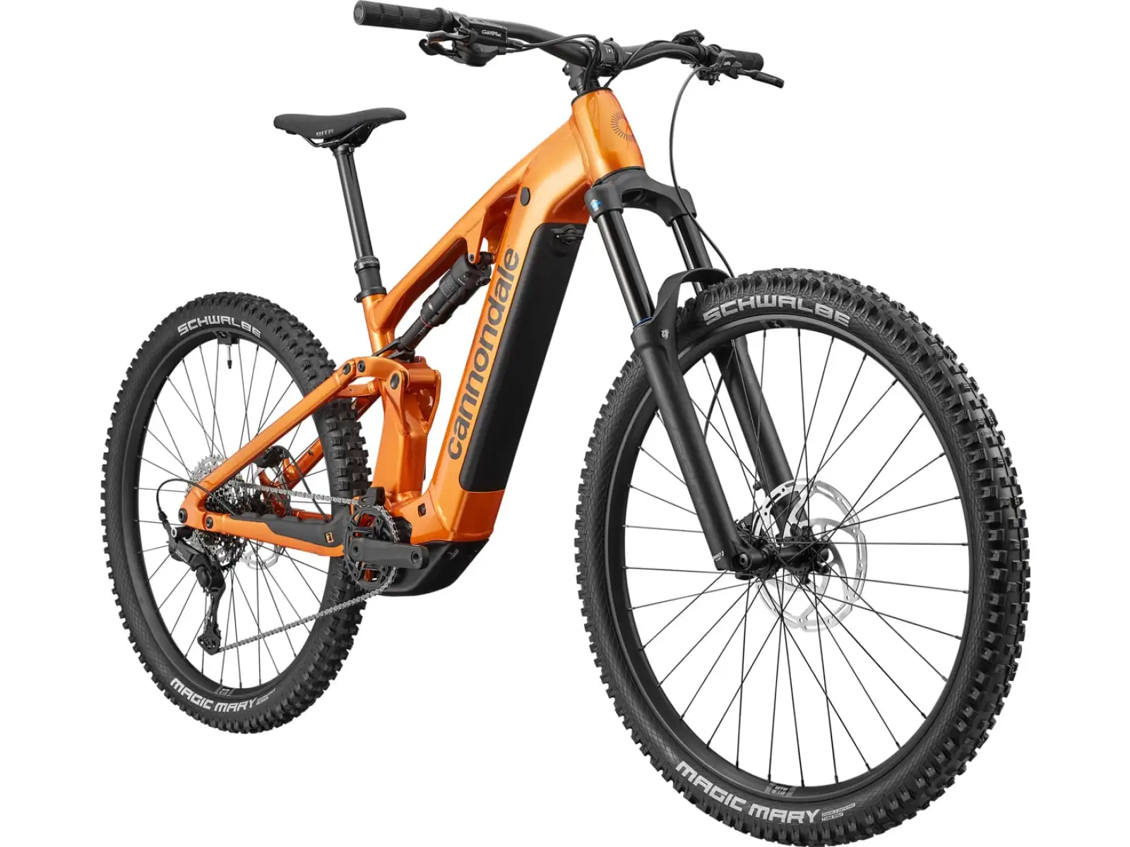 Cannondale Moterra 4+ celoodpružený elektrobicykel Tiger Eye