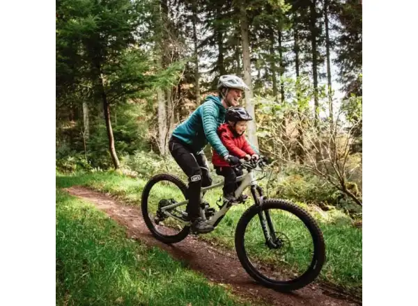 Kids Ride Shotgun MTB sedačka a riadidlá na rám čierna