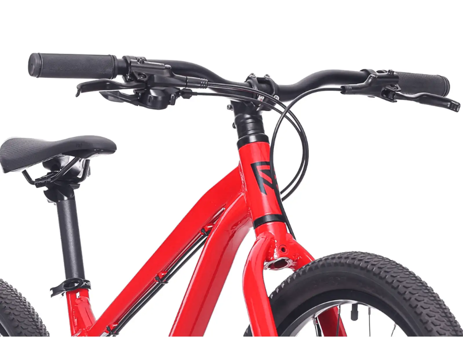 Rock Machine RIFF Tr 24 detský bicykel Gloss Fire Red