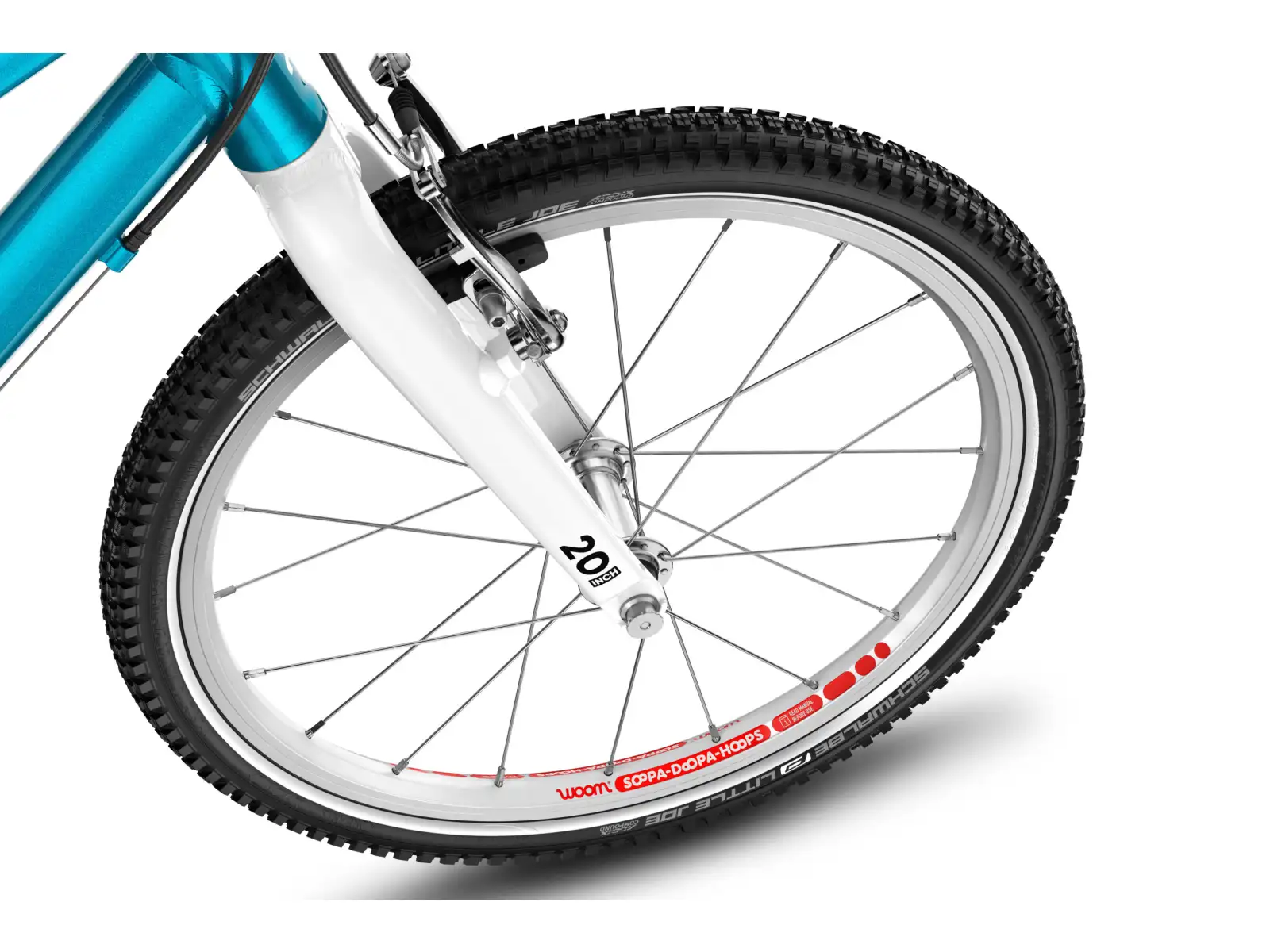 Woom GO 4 detský bicykel 20" Metallic Blue