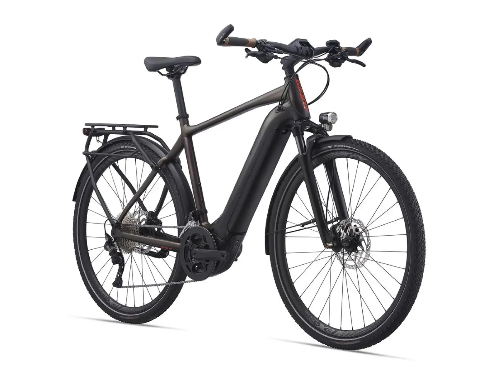 Giant Explore E+1 Pro GTS trekingový e-bike rosewood