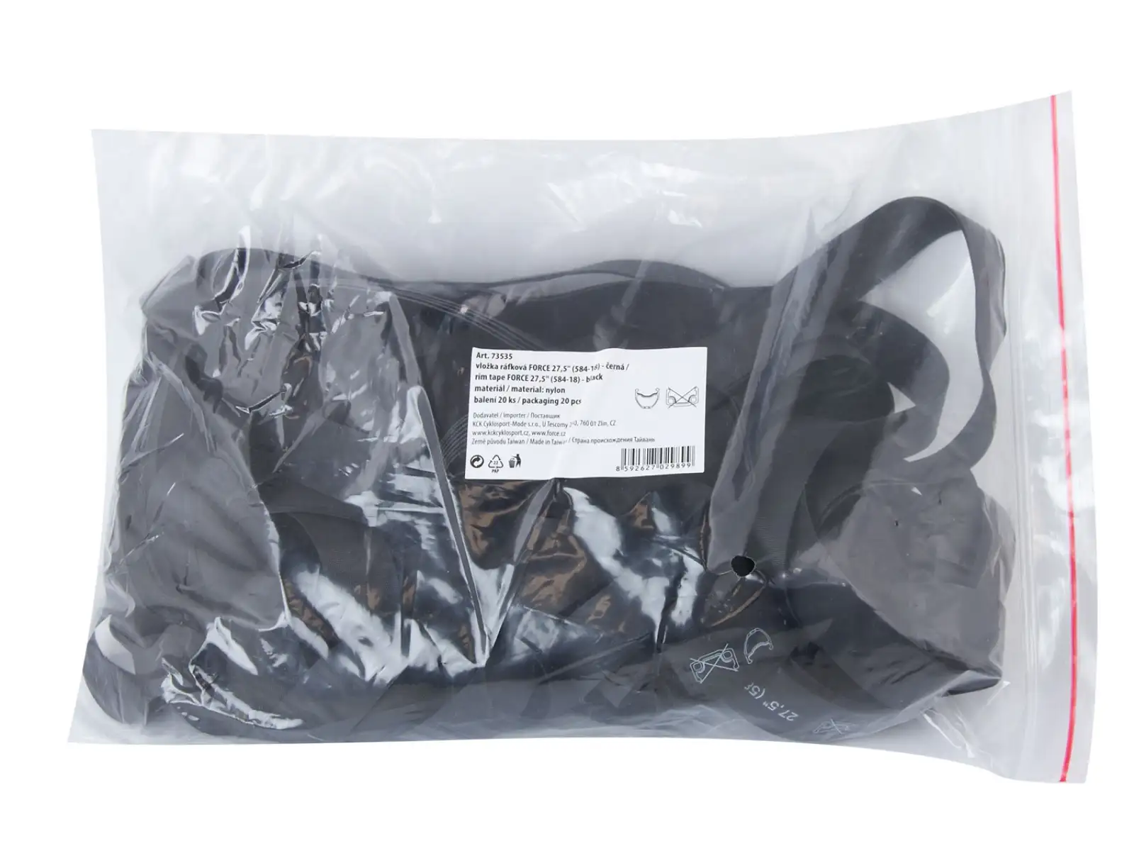 Force páska do ráfika 27,5" (584-18) čierna