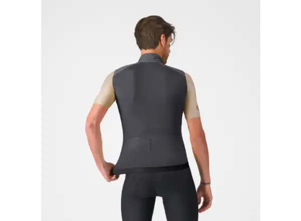 Castelli Espresso 2 pánska vesta Smoky Gray