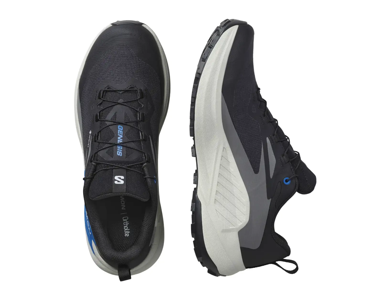 Salomon Genesis GTX pánska bežecká obuv Black/Lunar Rock