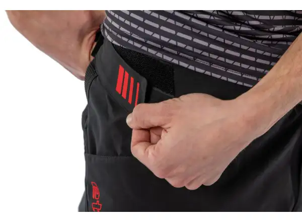 Etape Freedom 3.0 pánske voľné kraťasy čierna/červená