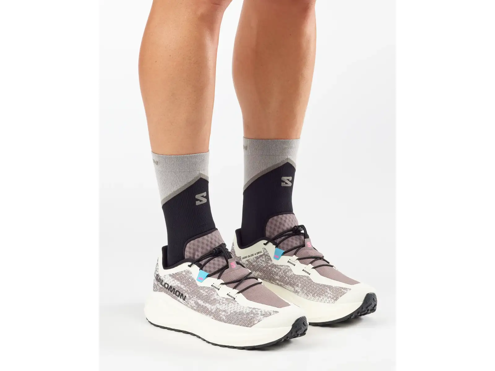 Salomon Aero Glide 4 GRVL pánska bežecká obuv Vanila/Black/Iron