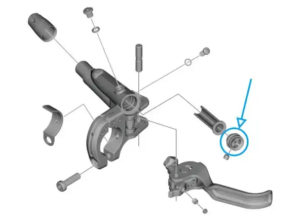 Shimano zátka expanznej nádržky pre páku BL-M8000