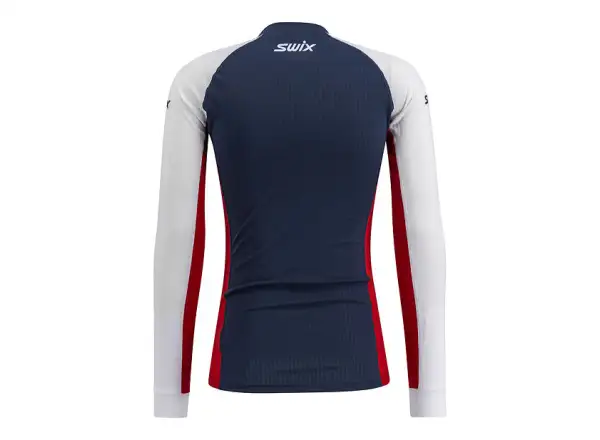 Swix RaceX Classic pánske tričko dlhý rukáv Navy/White