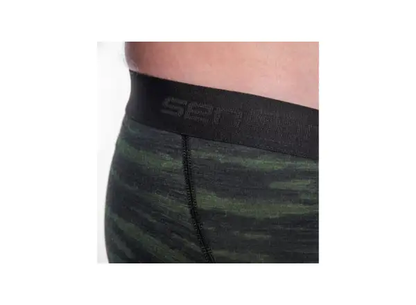 Sensor Merino Impress pánske trenírky čierna/Batik
