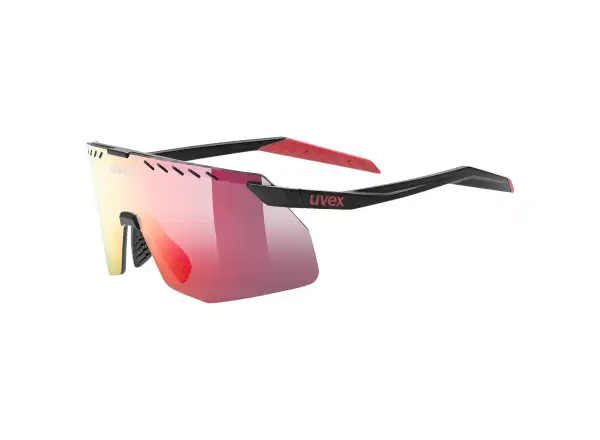 Uvex Pace Stage S slnečné okuliare Black Matt/Mirror Red