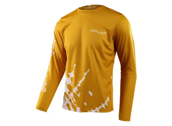 Troy Lee Designs Flowline Pánsky dres s dlhým rukávom Big Spin Gold Flake