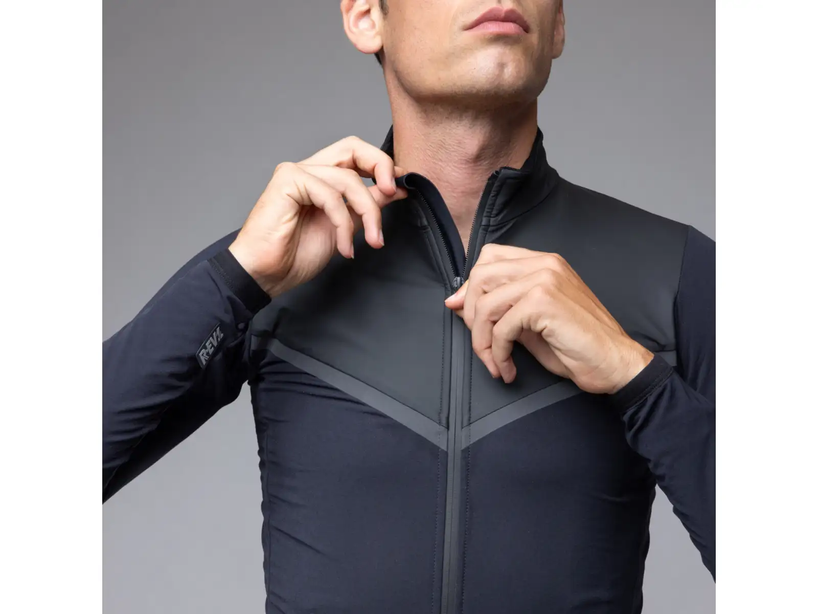 Alé R-EV1 Wool Speed pánska zimná cyklistická bunda Black
