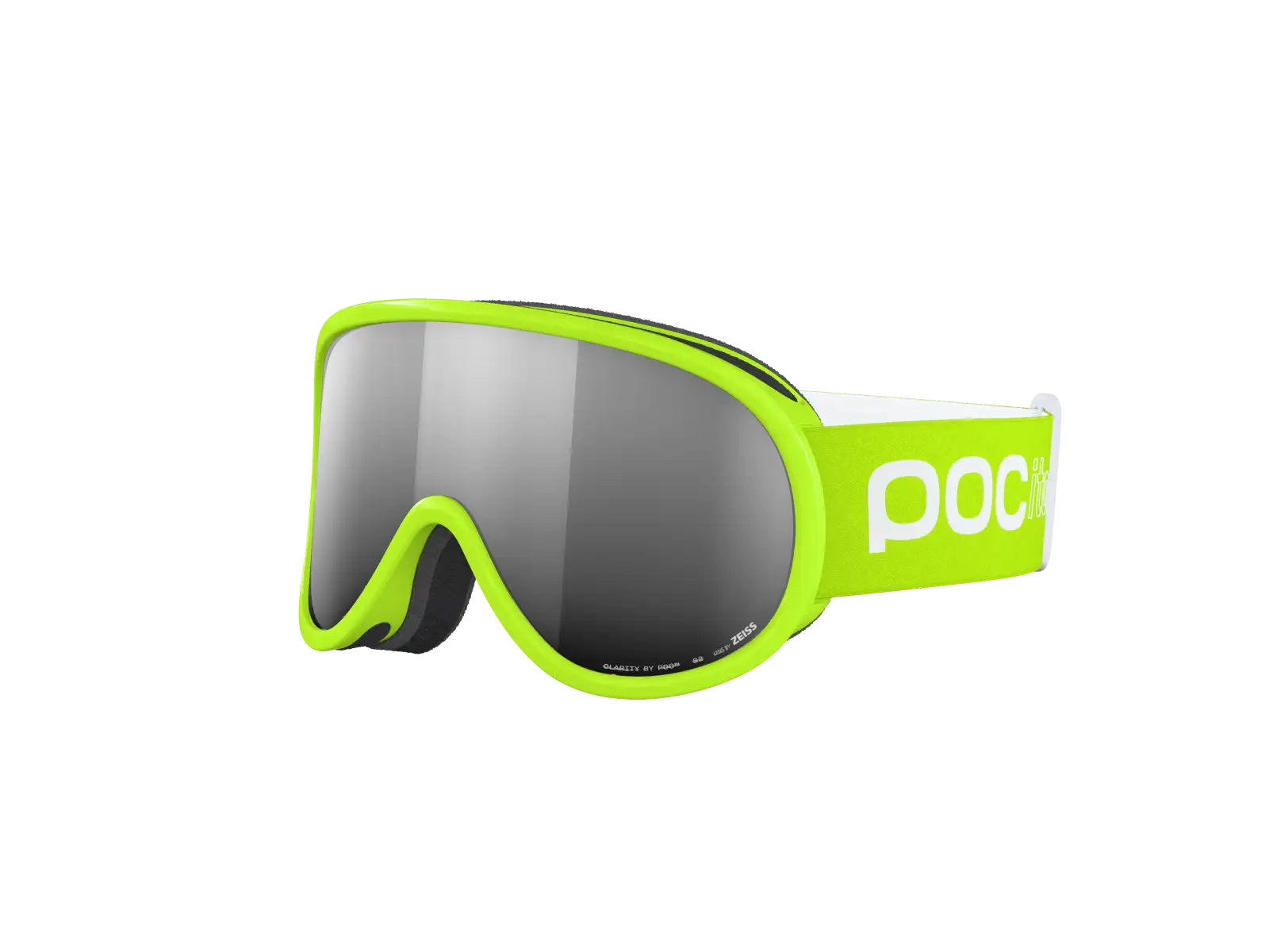 POC POCito Retina detské lyžiarske okuliare Fluorescent Yellow/Green/Partly Sunny Silver