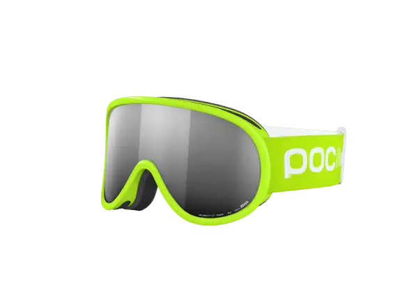 POC POCito Retina detské lyžiarske okuliare Fluorescent Yellow/Green/Partly Sunny Silver