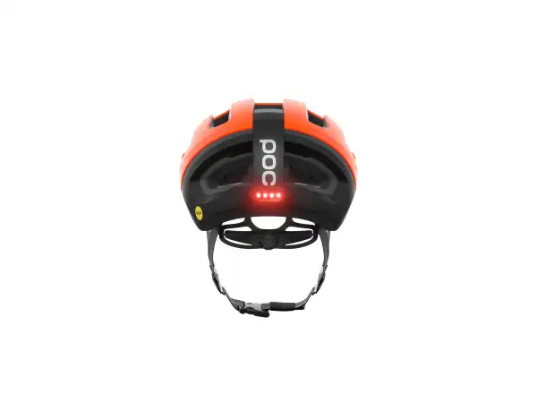 POC Omne Beacon MIPS cestná prilba Fluorescent Orange Matt/Uranium Black Matt