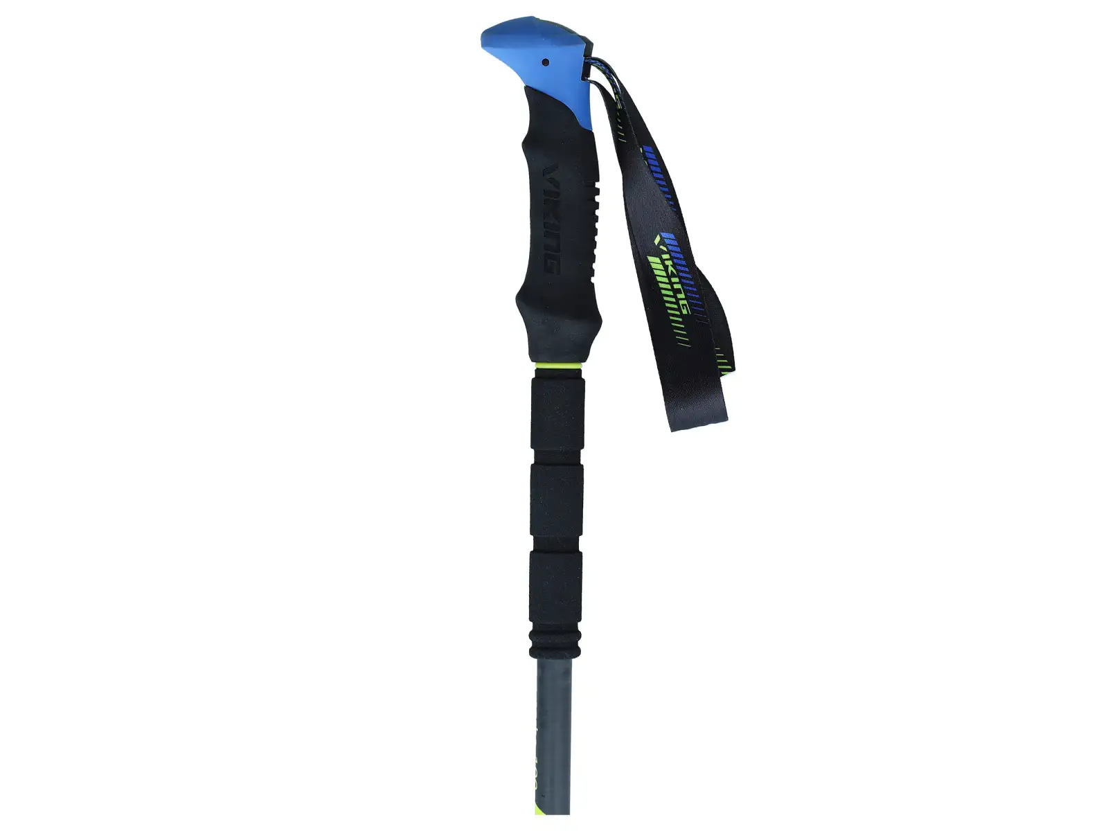 Viking Carbo lite Trekingové palice Black/Lime/Blue