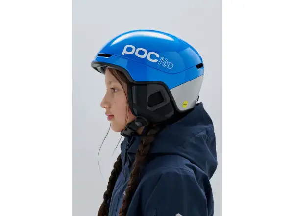 POC POCito Obex detská lyžiarska prilba Fluorescent Blue