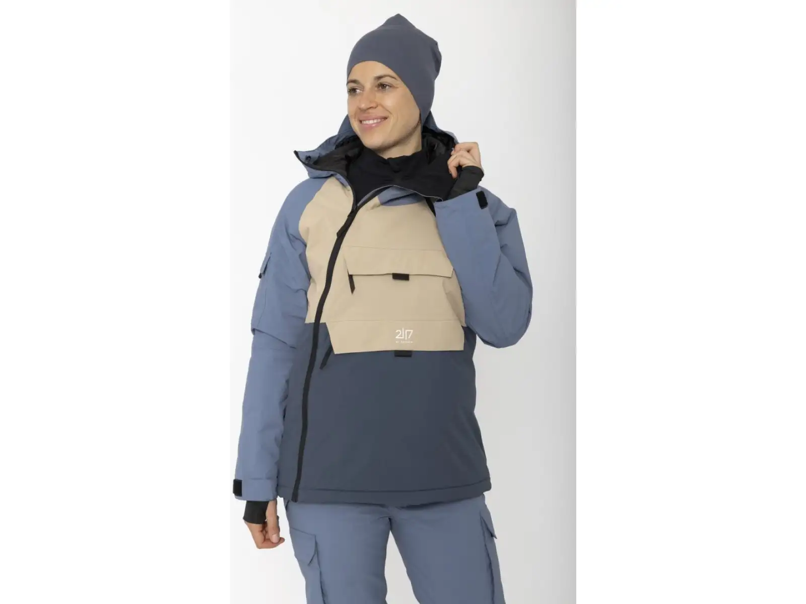 2117 of Sweden Nelkerim dámska lyžiarska bunda Dusty Blue