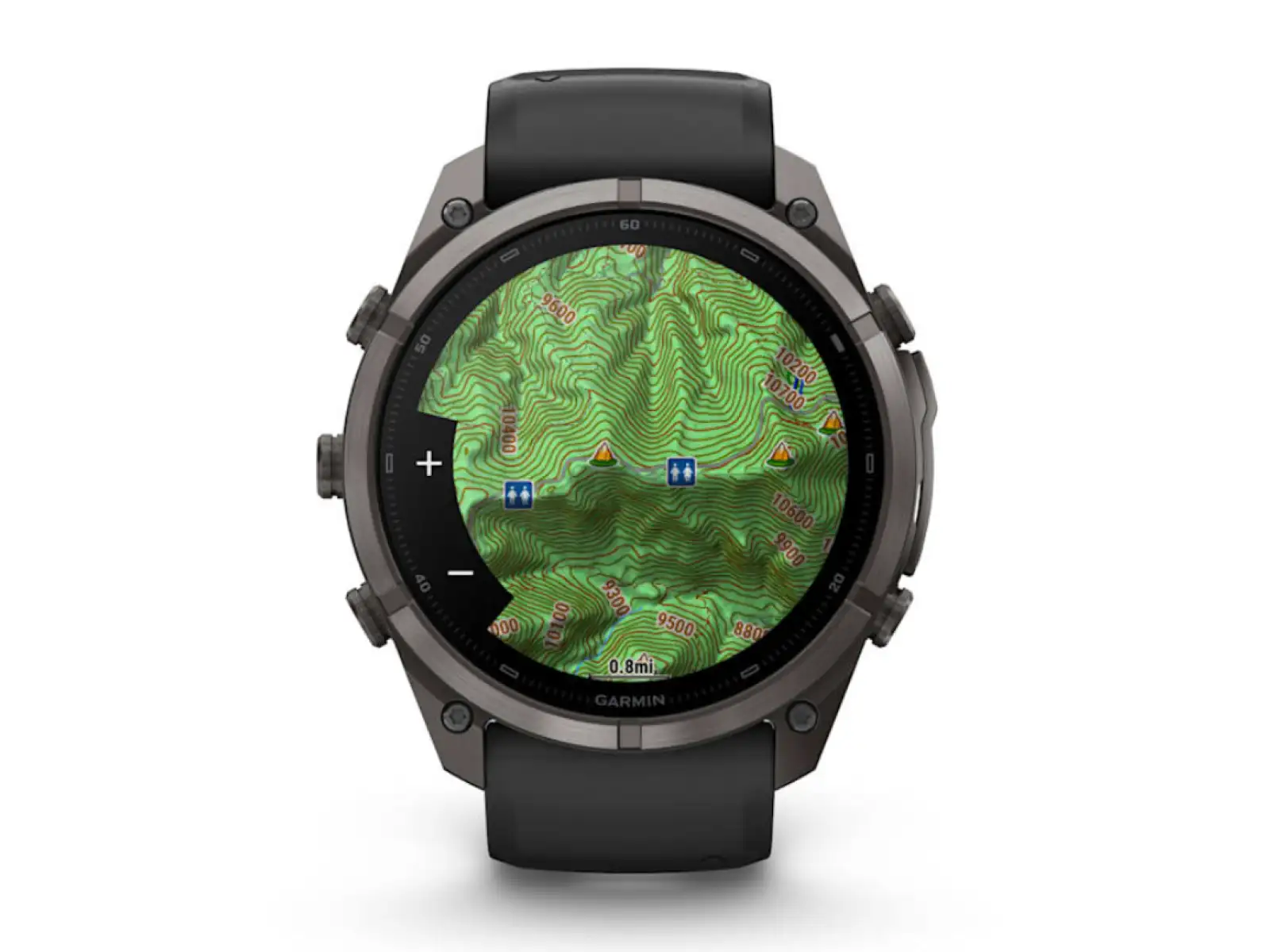 Garmin Fénix 9 Pro inReach 51 mm inteligentné hodinky Carbon gray DLC Titanium Black/Pebble gray
