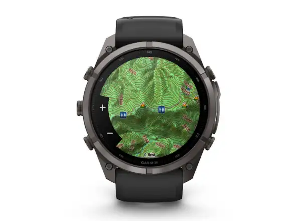 Garmin Fénix 9 Pro inReach 51 mm inteligentné hodinky Carbon gray DLC Titanium Black/Pebble gray