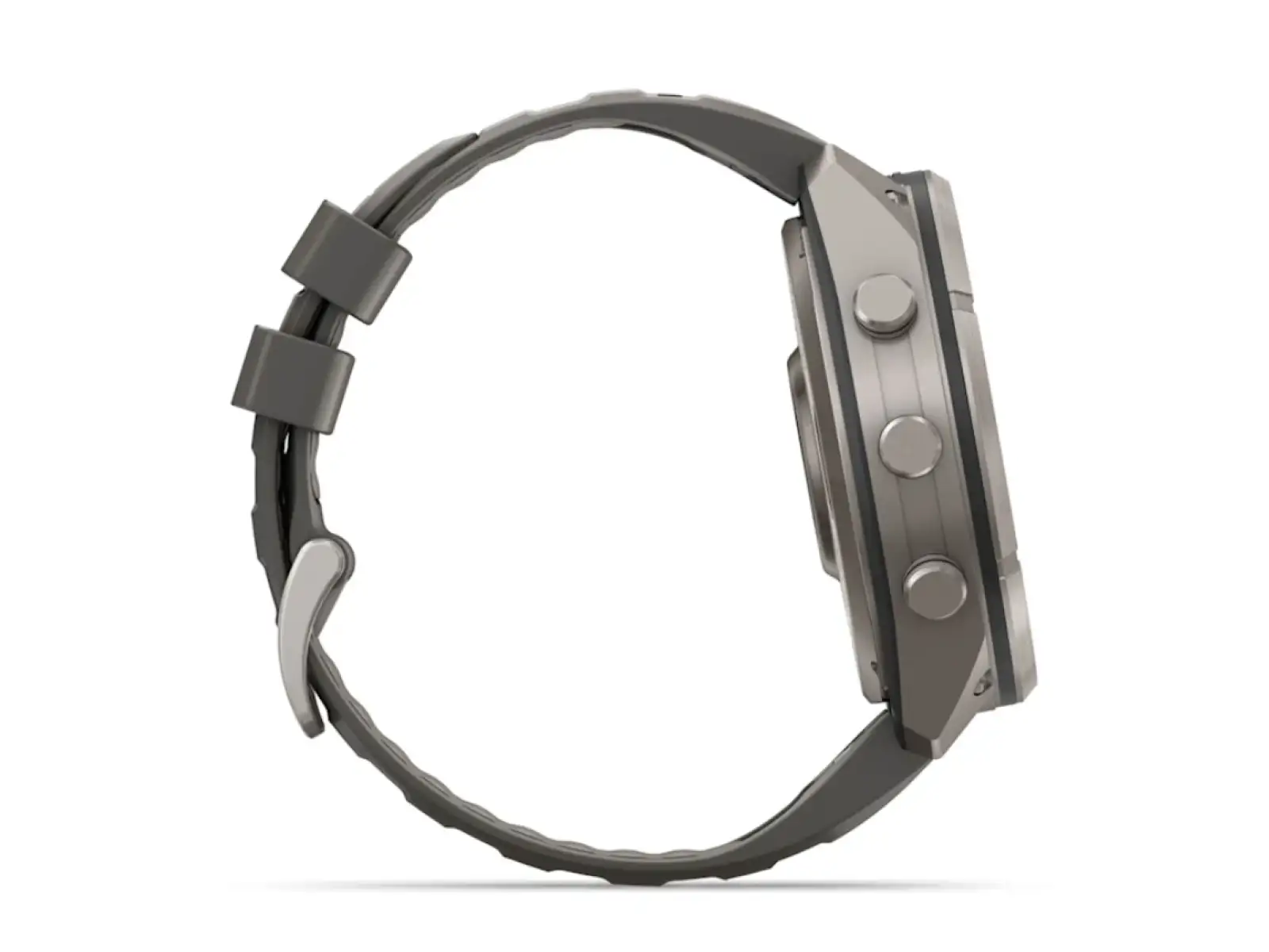 Garmin Fénix 9 Pro inReach Solar 51 mm inteligentné hodinky Titanium Pebble Gray/Silver Gray