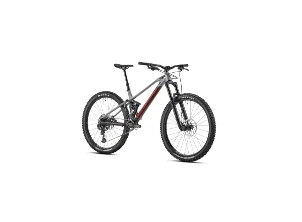 Mondraker Foxy celoodpružený bicykel black/nimbus grey/flame red