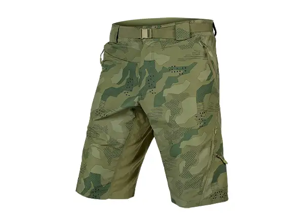 Pánske šortky Endura Hummvee II Olive Camo
