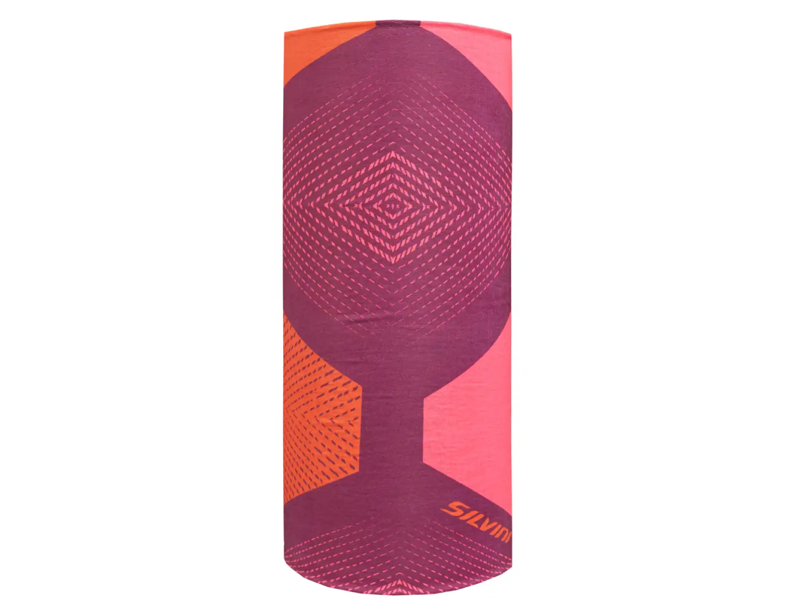 Silvini Motivo multifunkčná šatka Plum/Pink veľ. Uni