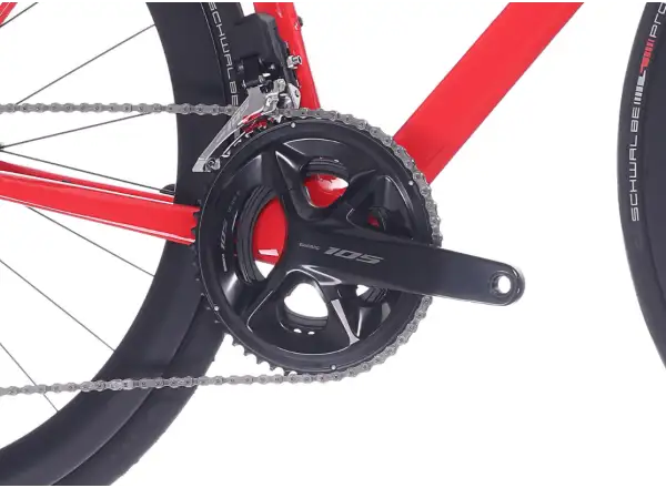 Superior RR 9.6 cestný bicykel Gloss Red / White