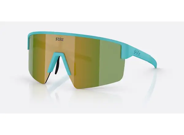 Bliz P004 slnečné okuliare Matte Turquoise/Green Blue/Green Revo