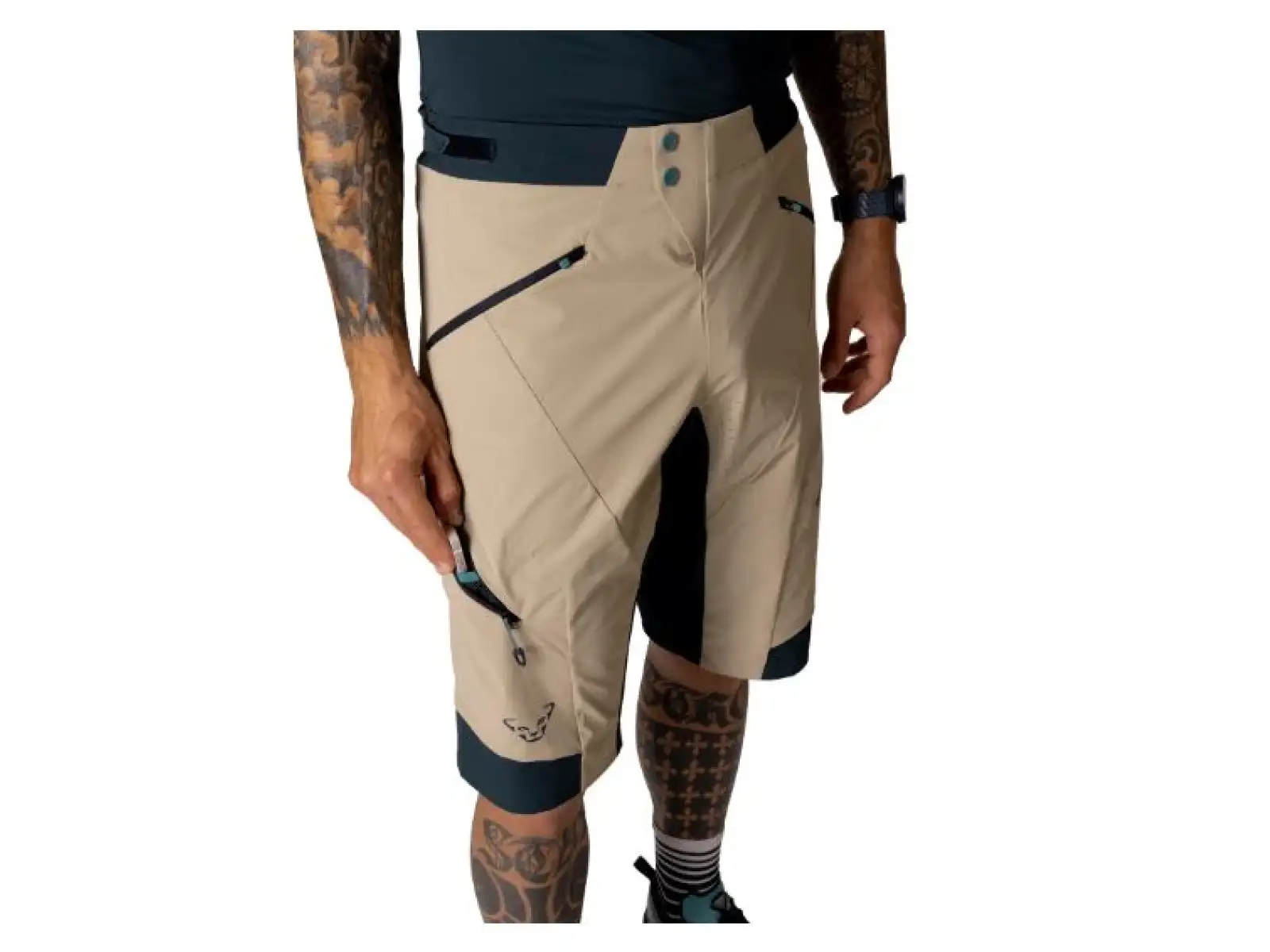 Dynafit Ride Dynastretch pánske kraťasy Rock Khaki