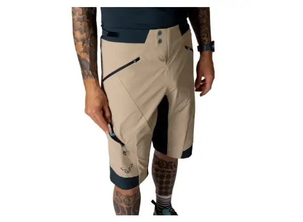 Dynafit Ride Dynastretch pánske kraťasy Rock Khaki