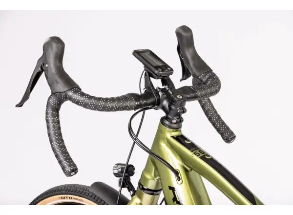 Rock Machine Gravelride e500 gravel elektrobicykel Matte Khaki/Black PREDVÁDZACIE