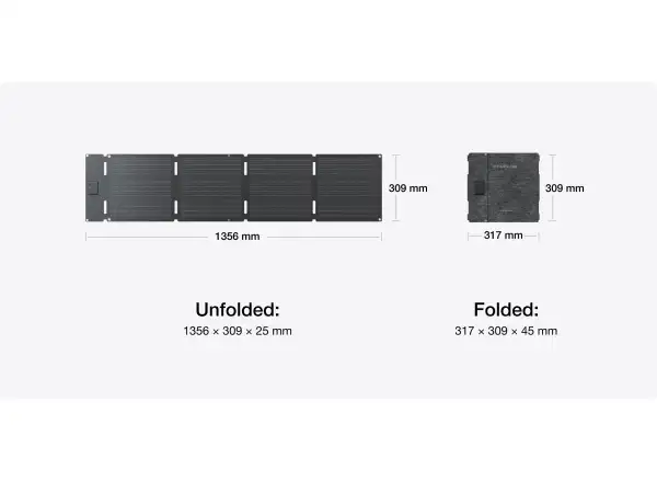 EcoFlow 60W solárny panel (Typ-C)