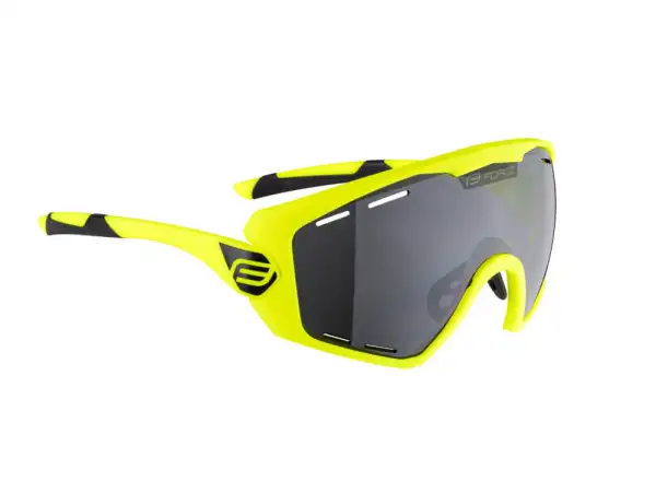 Force Ombro Plus cyklistické okuliare fluo/čierne sklá